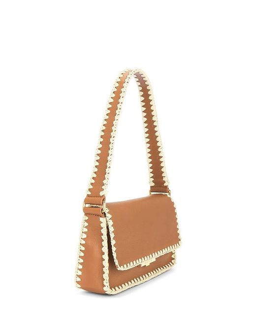Rebecca Minkoff Berkley ラフィア付きフラップショルダー White