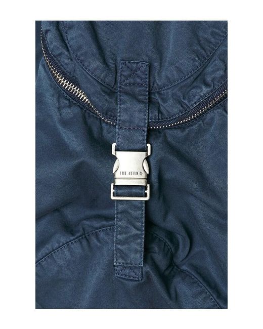 The Attico Blue Utility Bomber Jacket