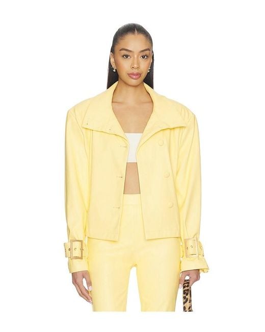 AFRM Yellow Scarlette Jacket