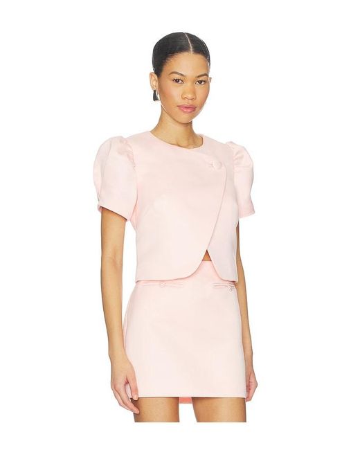Lovers + Friends Pink Ruby Top