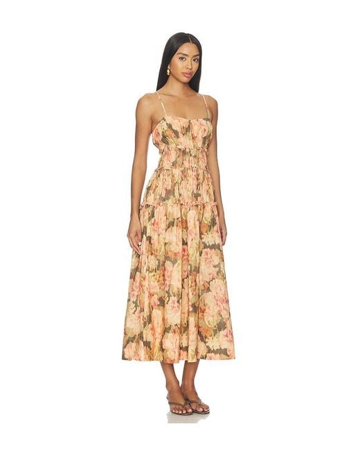 Juillet Metallic Amelia Midi Dress
