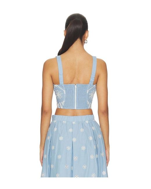 MISA Los Angles Blue Lois Top