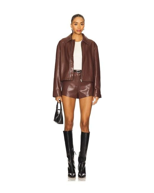 House of Harlow 1960 Multicolor X Revolve Demi Faux Leather Short