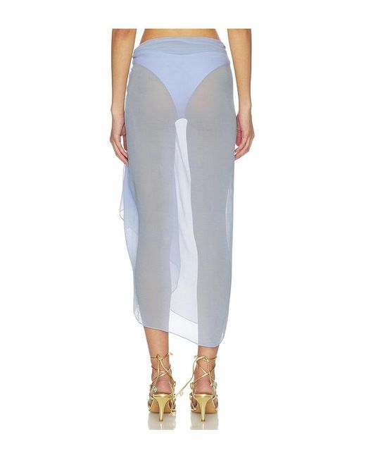 Away That Day Blue Santorini Sarong