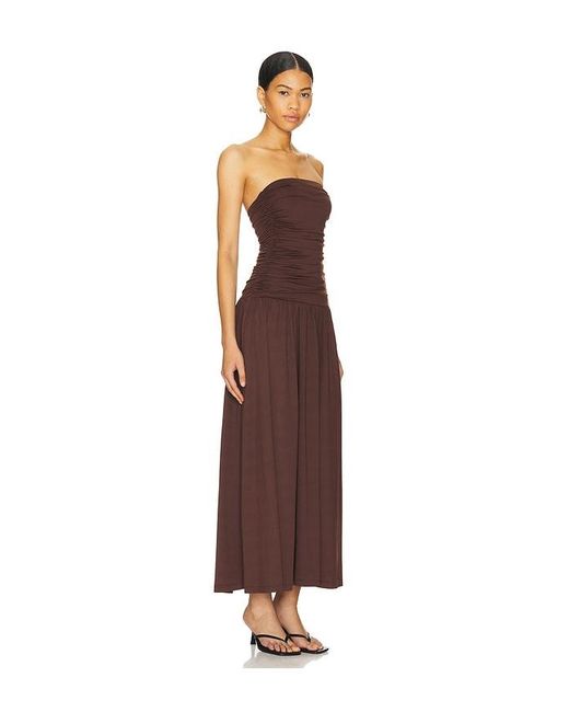 Nia Brown Santal Dress