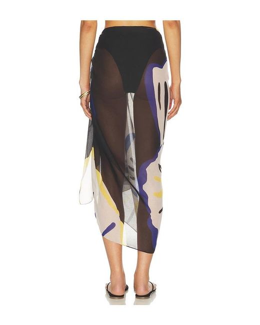Cala De La Cruz Black Luana Sarong