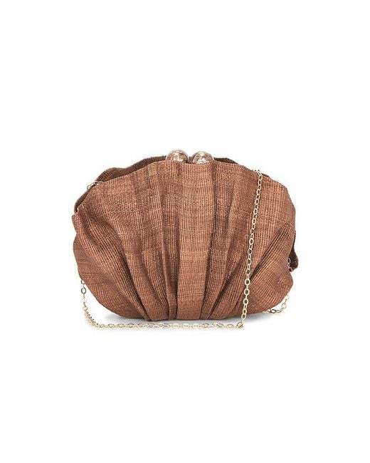 Poolside Brown The Origami Shell Clutch