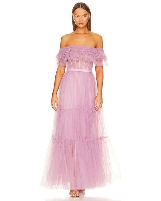 Bcbg pink best sale long dress