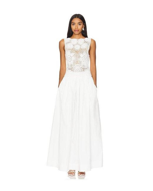 Tularosa White Kenleigh Maxi Dress