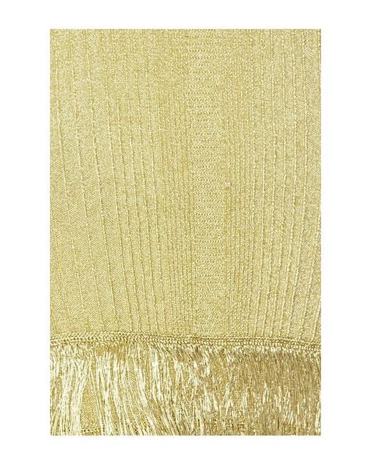 AMUR Metallic Rosalina Knit Midi Dress