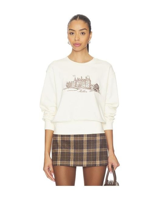 Malbon White Abbey Sweatshirt