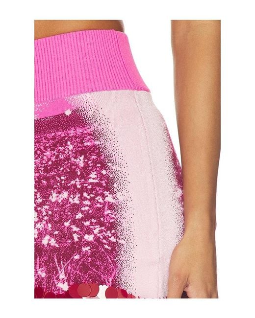 Ph5 Pink Casey Wavy Mini Skirt