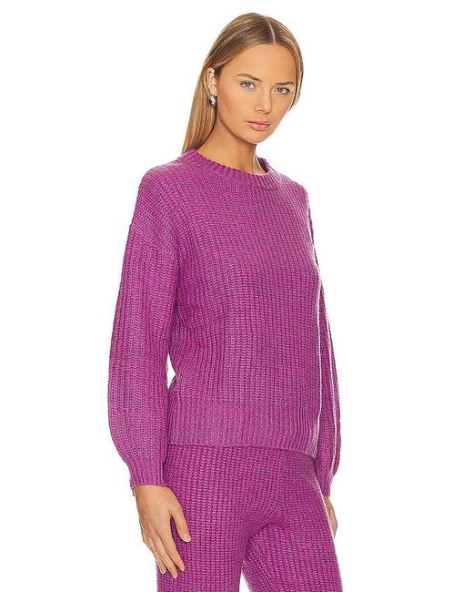 Monrow Purple Wool Sweater