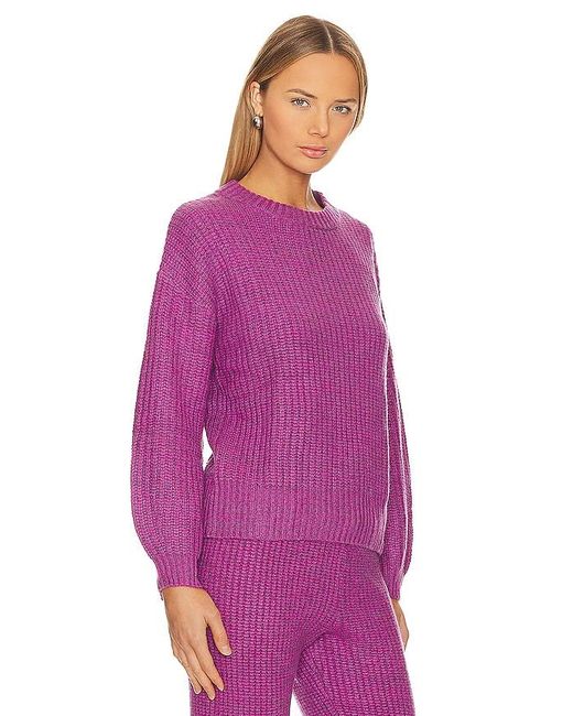 Monrow Purple Wollpullover