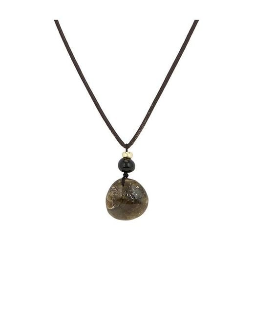 Shashi Brown X Revolve Connor Gemstone Long Necklace