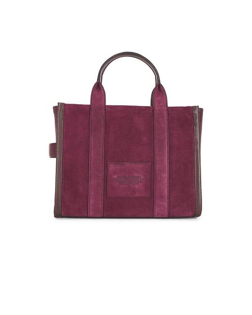 Marc Jacobs Purple The Suede Medium Tote Bag