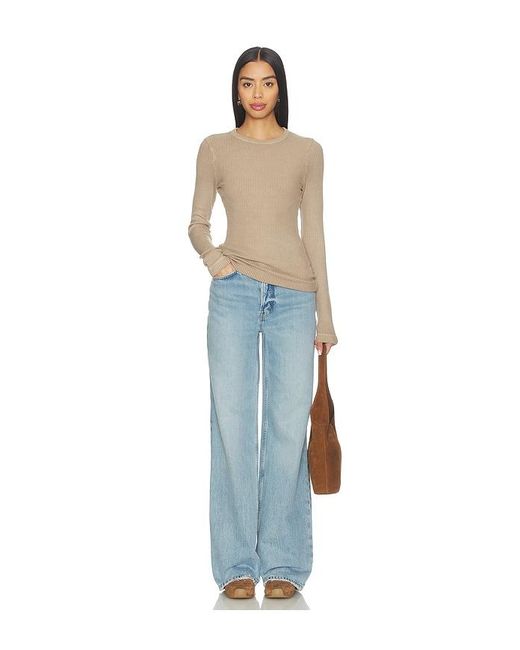 Citizens of Humanity Blue Bina Crewneck Top