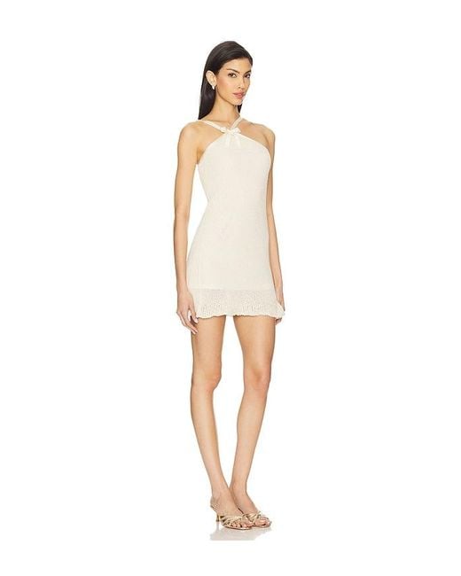 Asta Resort White Minikleid Mit Schleife Aimee