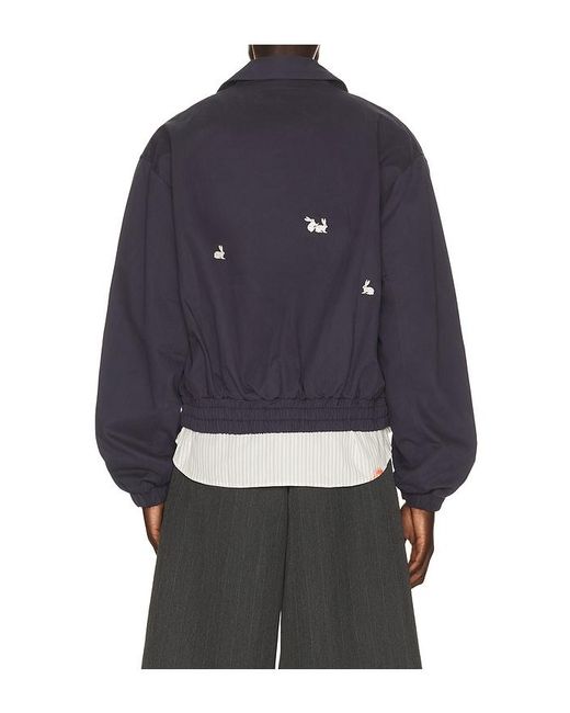 Carne Bollente Blue Hareington Horny Jacket for men