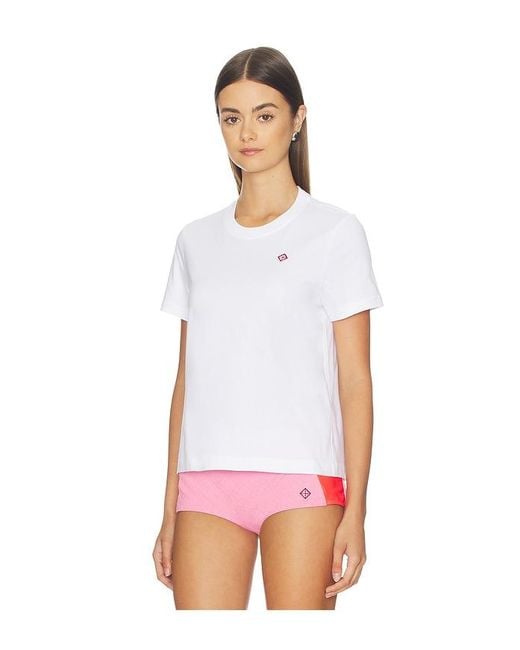 Casablanca White Classic Fitted Tee