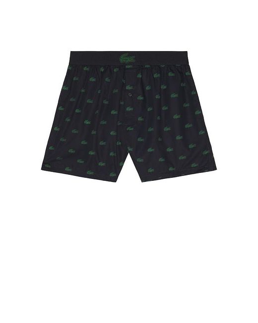 Lacoste Green 3-Pack Cotton Weave Boxers for men