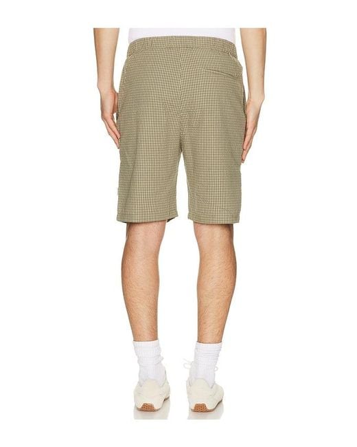 BOUND Natural Gingham Shorts for men
