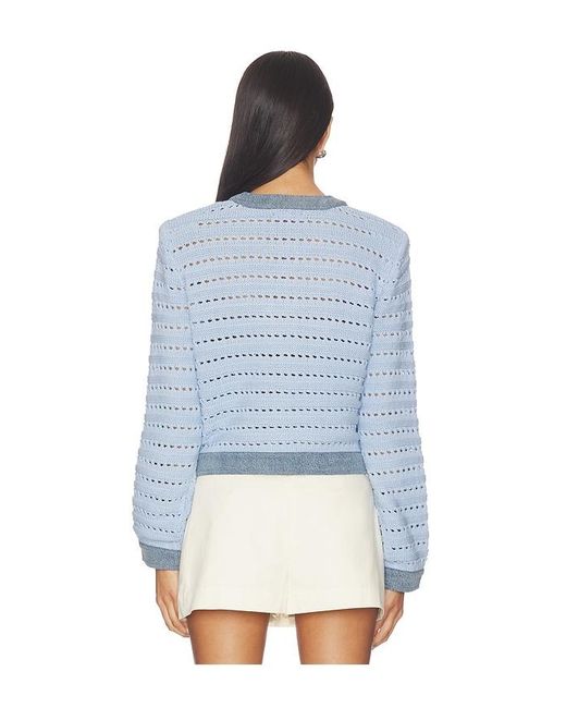 Steve Madden Blue Cassette Cardigan