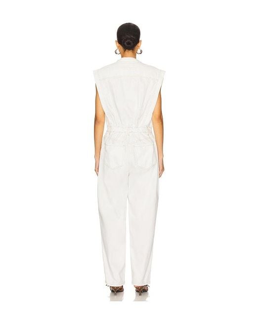 Gestuz White Nilje Jumpsuit