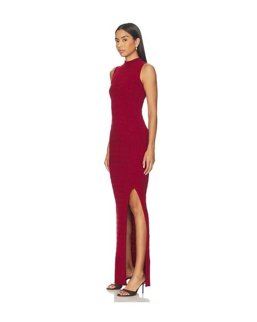 Amanda Uprichard Red Isla Dress
