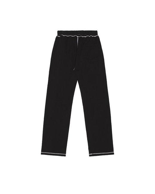 ANTI SOCIAL SOCIAL CLUB Black Contrast Stitch Sweats for men