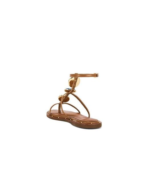 SCHUTZ SHOES Brown Milos Flat Sandal