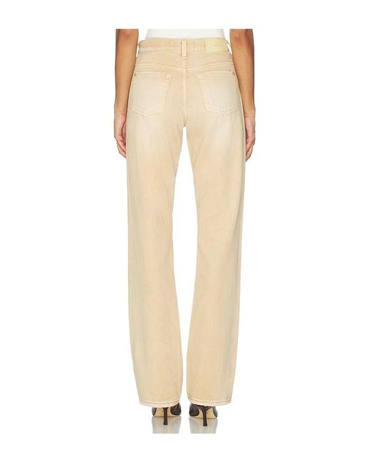 7 For All Mankind Natural Twisted Inseamtess Trouser Jeans