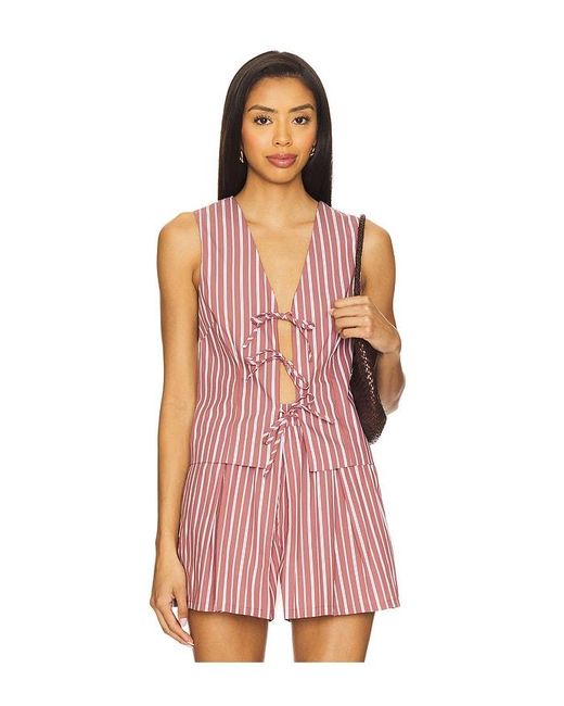 Top Sin Mangas Aliza En Color Rubor Talla En Steve Madden de color Pink
