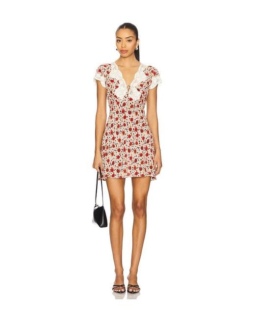 Rixo White Lacie Dress