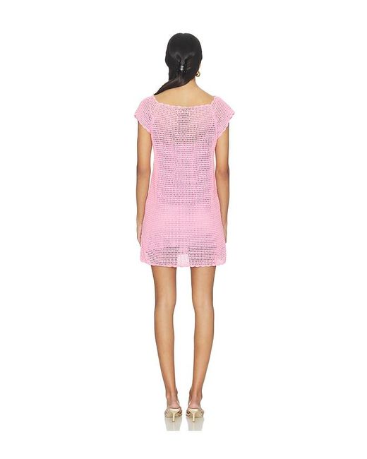 Cleobella Pink Clementina Mini Dress