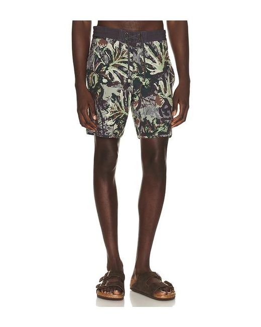 Dark Seas Black Lakeshore Boardshort for men