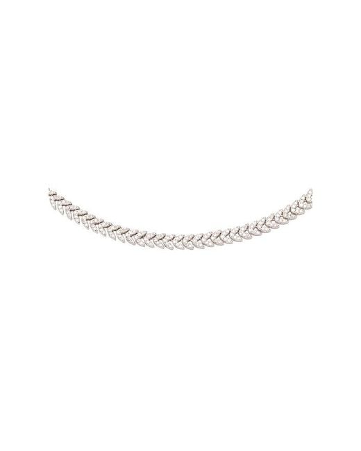 Shashi White Kalista Tennis Necklace