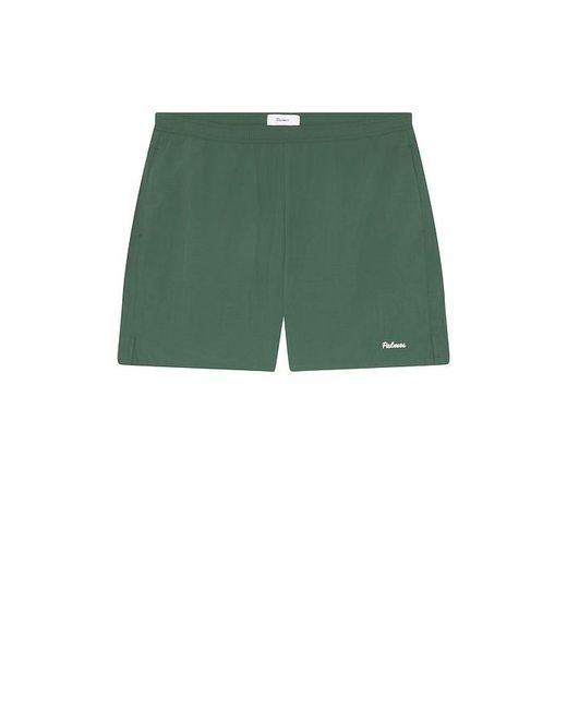 Palmes Green Stitch Tennis Shorts for men