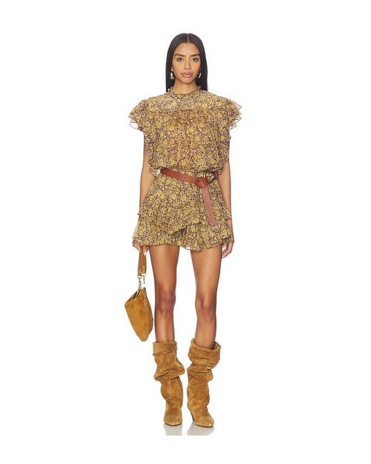 Isabel Marant Brown Daliyane Top