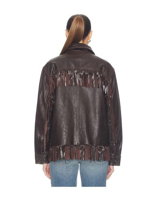 Polo Ralph Lauren Brown Cow Leather Jacket
