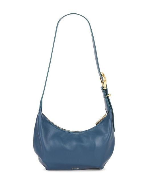 Cuyana Blue Mini Schultertasche Celestia
