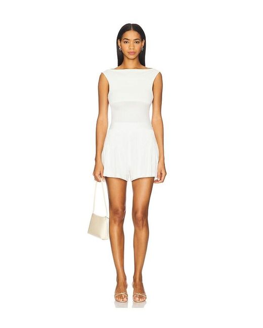 Astr White Ciro Shorts