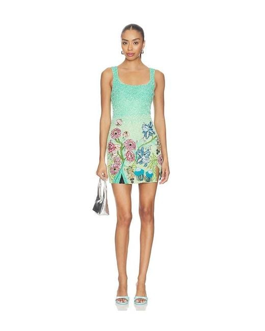 La Fuori Blue Mini Dress