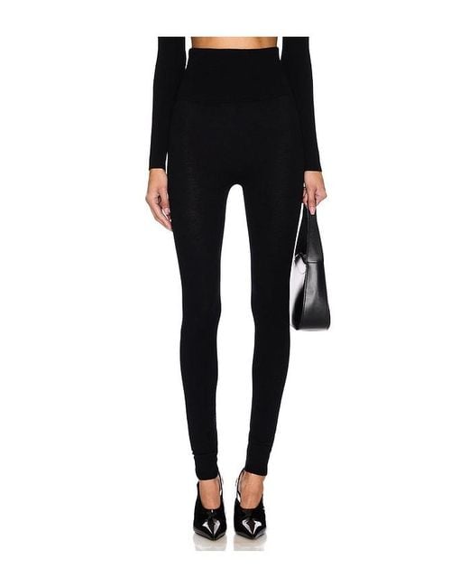 Wolford Black Wool-Ford Leggings