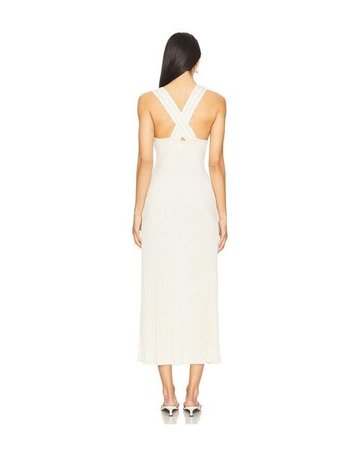 Sancia White The Dominique Knit Dress
