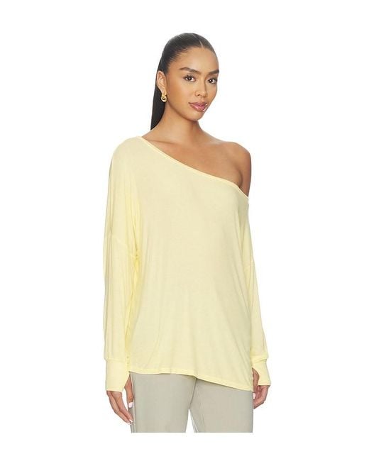 Michael Lauren Yellow X Revolve Kristopher Open Shoulder Top