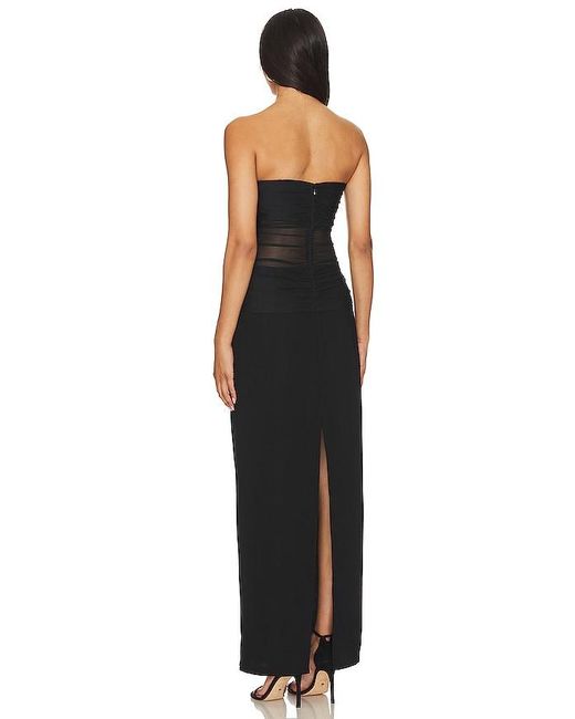 Amanda Uprichard Black X Revolve Myles Maxi