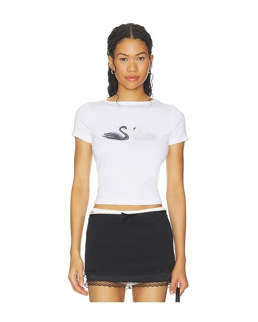 Lisa Says Gah White Alex Tee