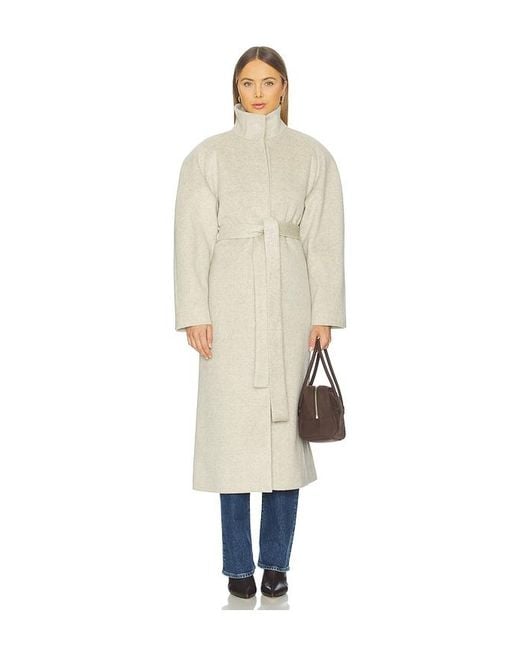 Lamarque White Sunniva Coat