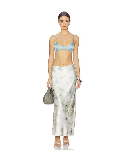 Samsøe & Samsøe White Saagneta Long Skirt